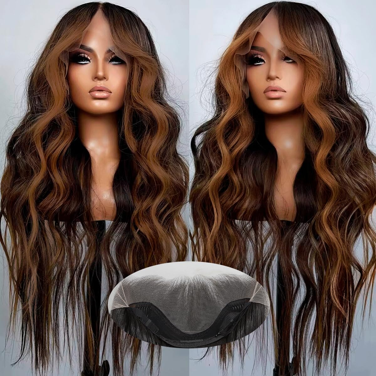 Long Wavy Synthetic Lace Front Wig