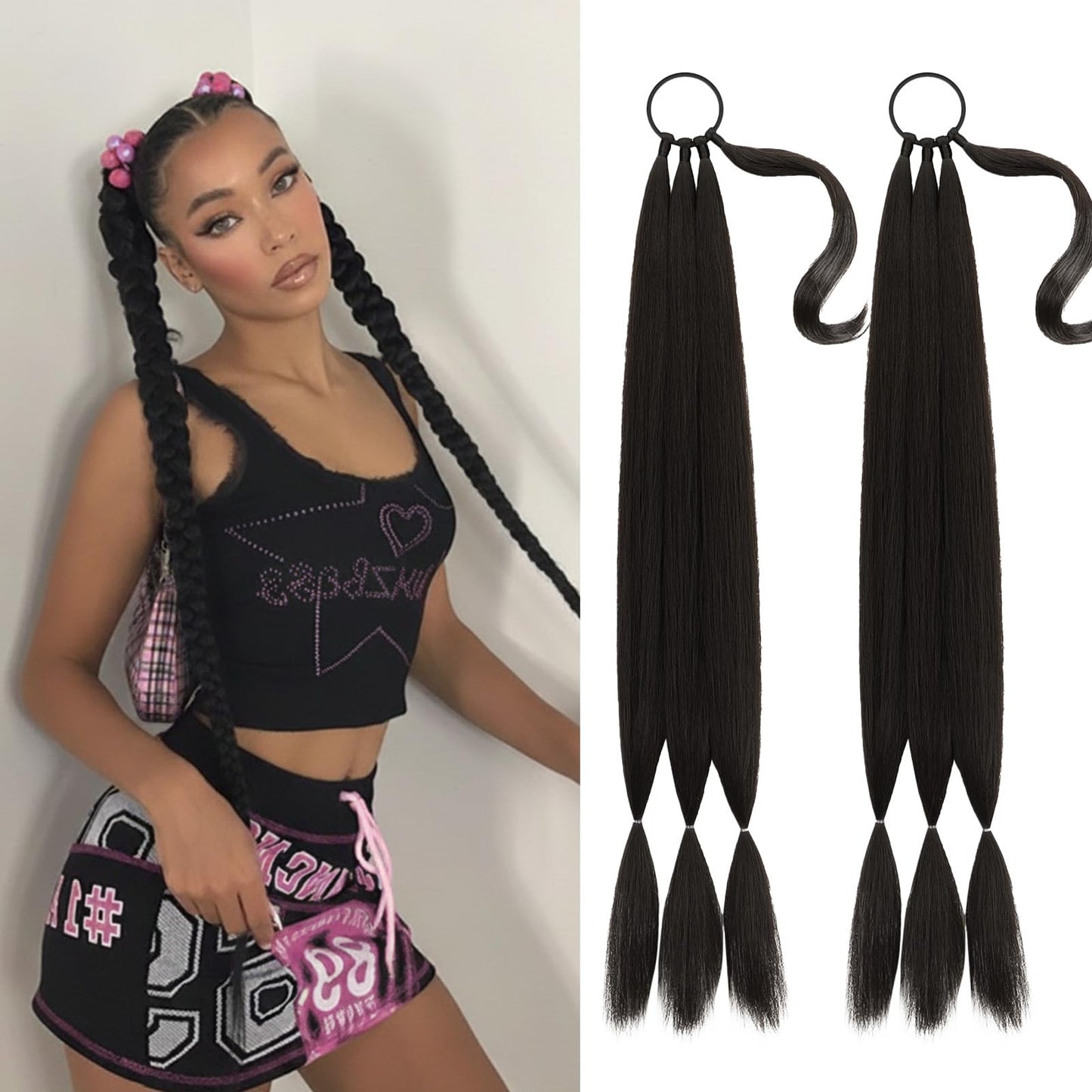 Braided Ponytail Extension for Women