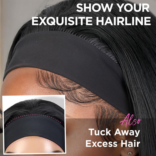 Bob Headband Wigs for Black Women