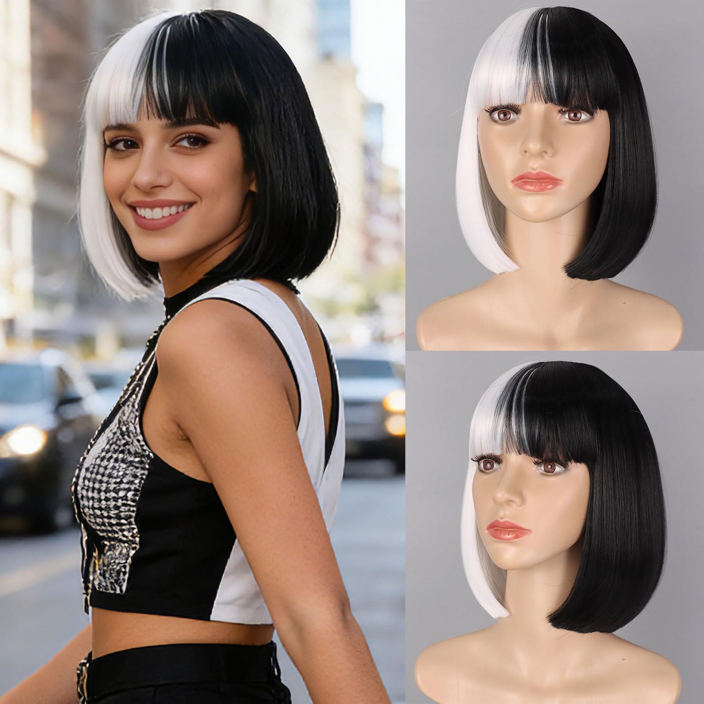 Synthetic Bob Wig for Women Girls