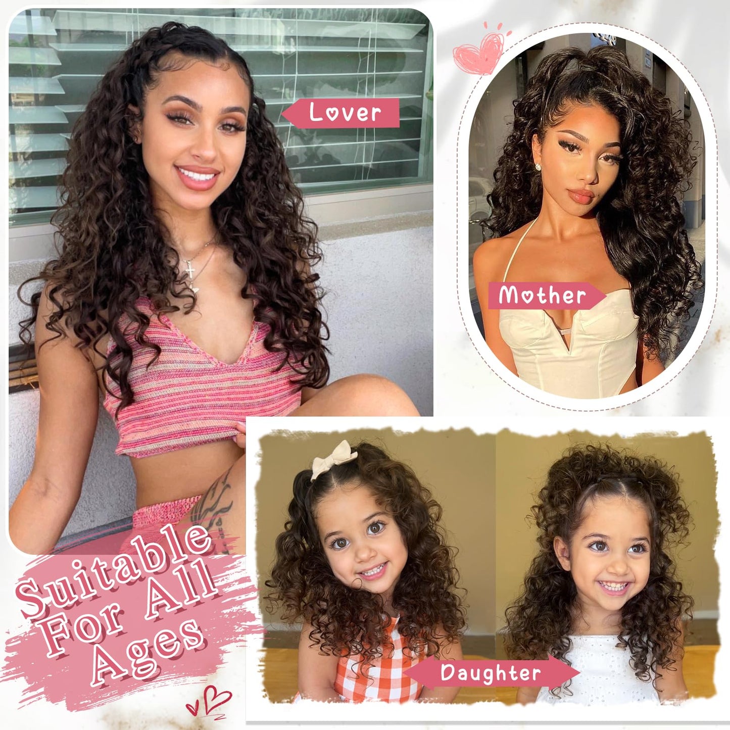 Ponytail Extension Drawstring Ponytail for Daily Use