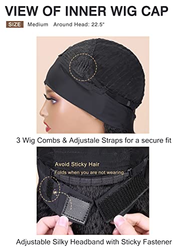 Kinky Straight Headband Wig
