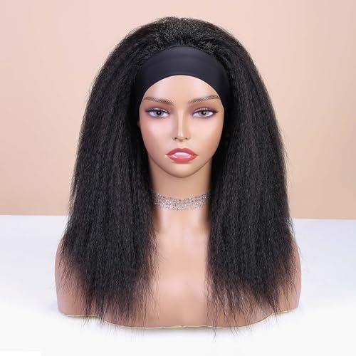 Kinky Straight Headband Wig