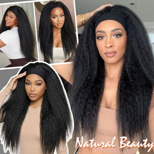 Kinky Straight Headband Wig