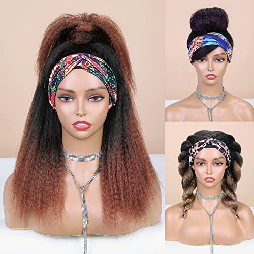 Kinky Straight Headband Wig