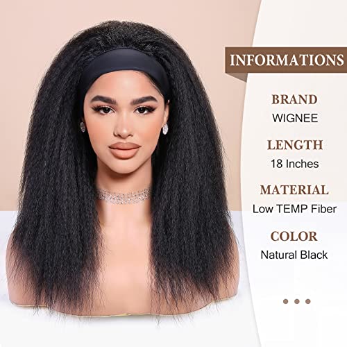 Kinky Straight Headband Wig