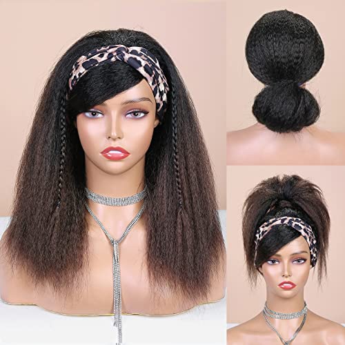 Kinky Straight Headband Wig