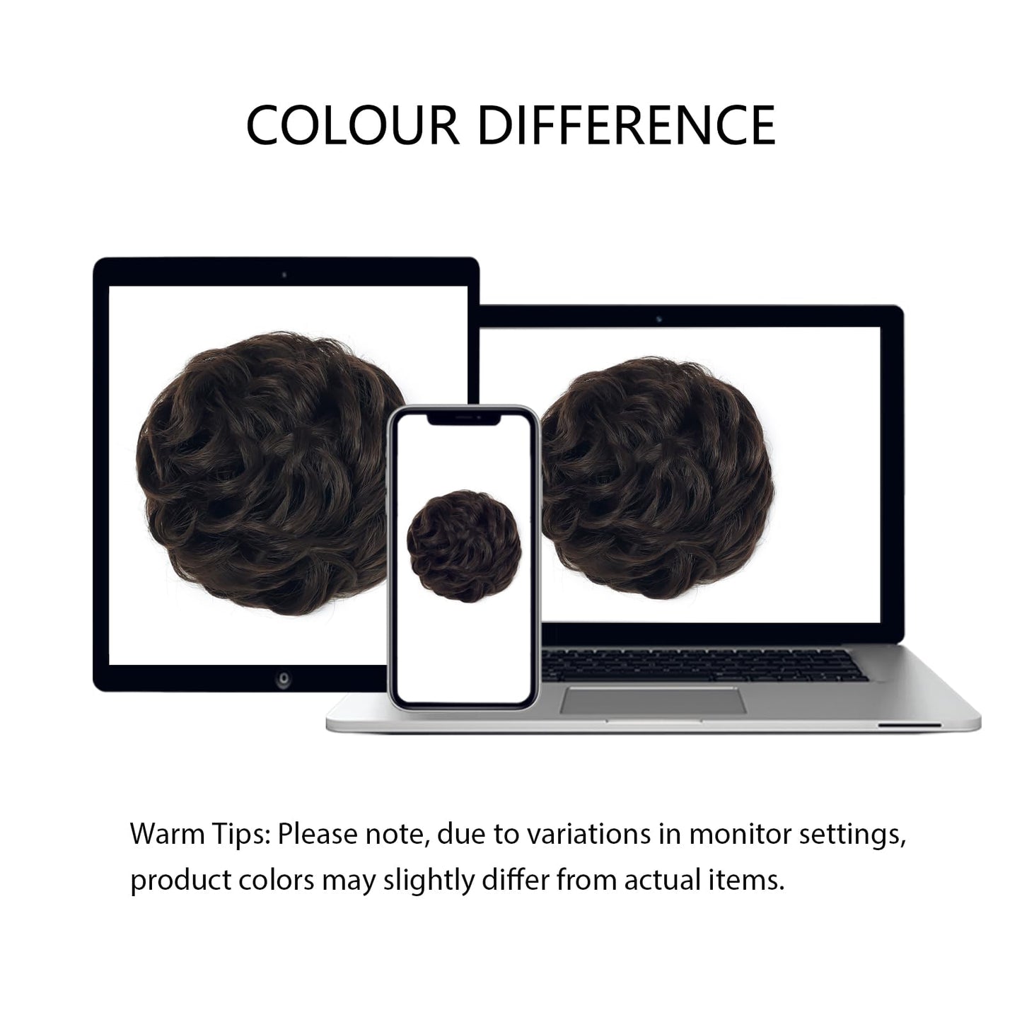 Rose bud Messy Bun Hair Pieces For Women HHUJ Natural Hair
