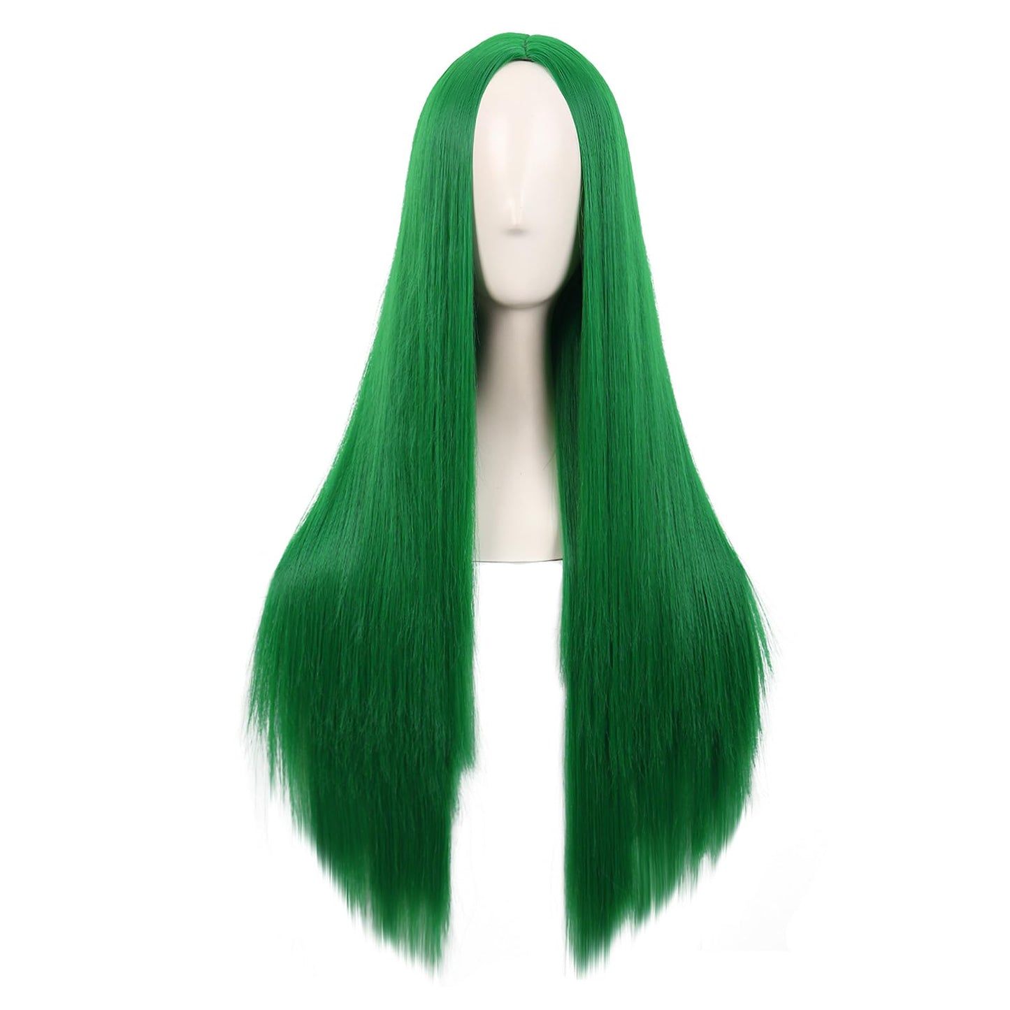 Hollaween Wgs, Long Straight Synthetic wig for Party, 30" Middle Part Straight Wigs