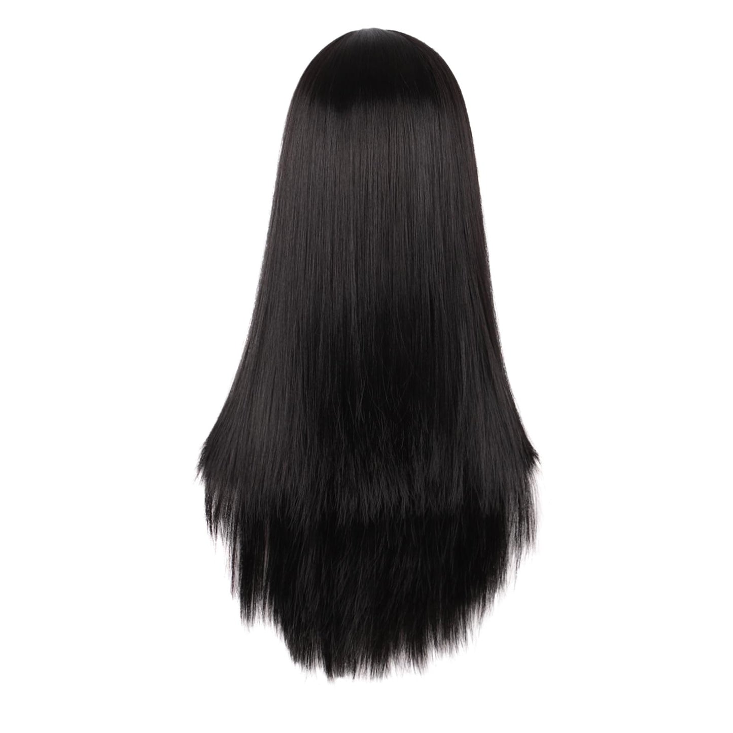 Hollaween Wgs, Long Straight Synthetic wig for Party, 30" Middle Part Straight Wigs