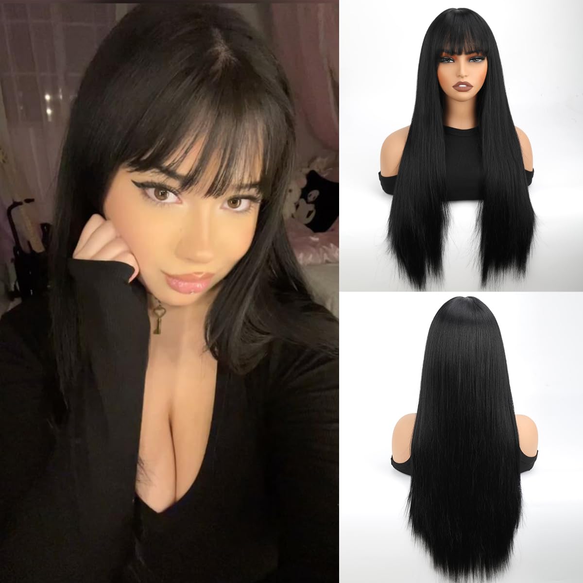 XC CLOUDS color synthetic wig