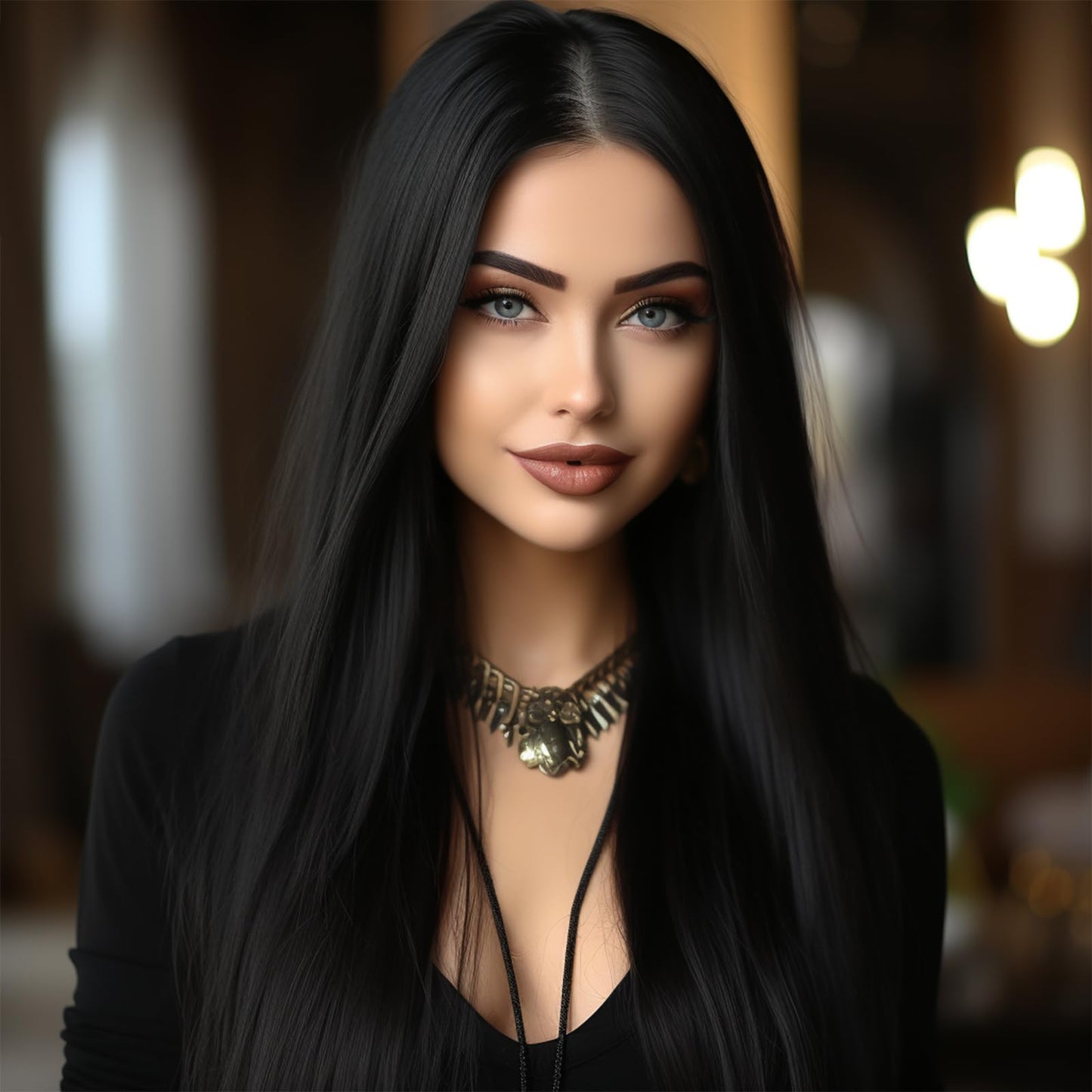 Long Straight Wig|Synthetic Long Wigs for Women|Cosplay Wig for Fashion Women 28inch