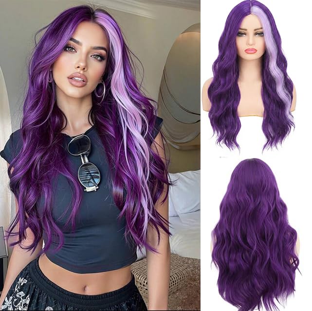 Long Straight Wig for Women, Red, Soft Smooth Hair, Natural Realistic Look, Comfortable Fit