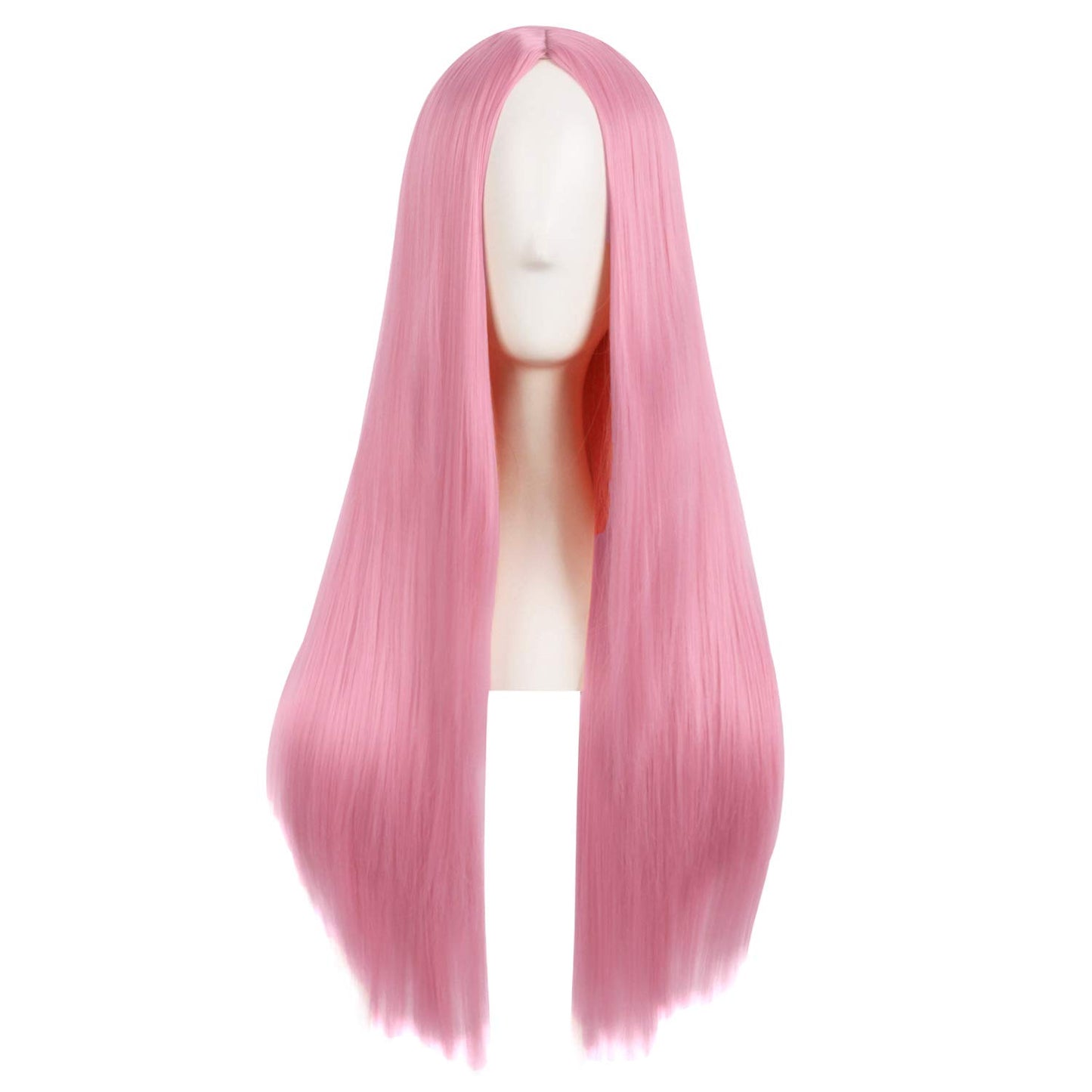 Hollaween Wgs, Long Straight Synthetic wig for Party, 30" Middle Part Straight Wigs