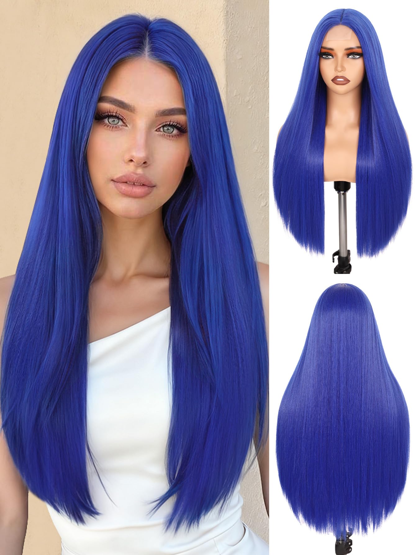 FAVE Straight Colorful Wig for Women