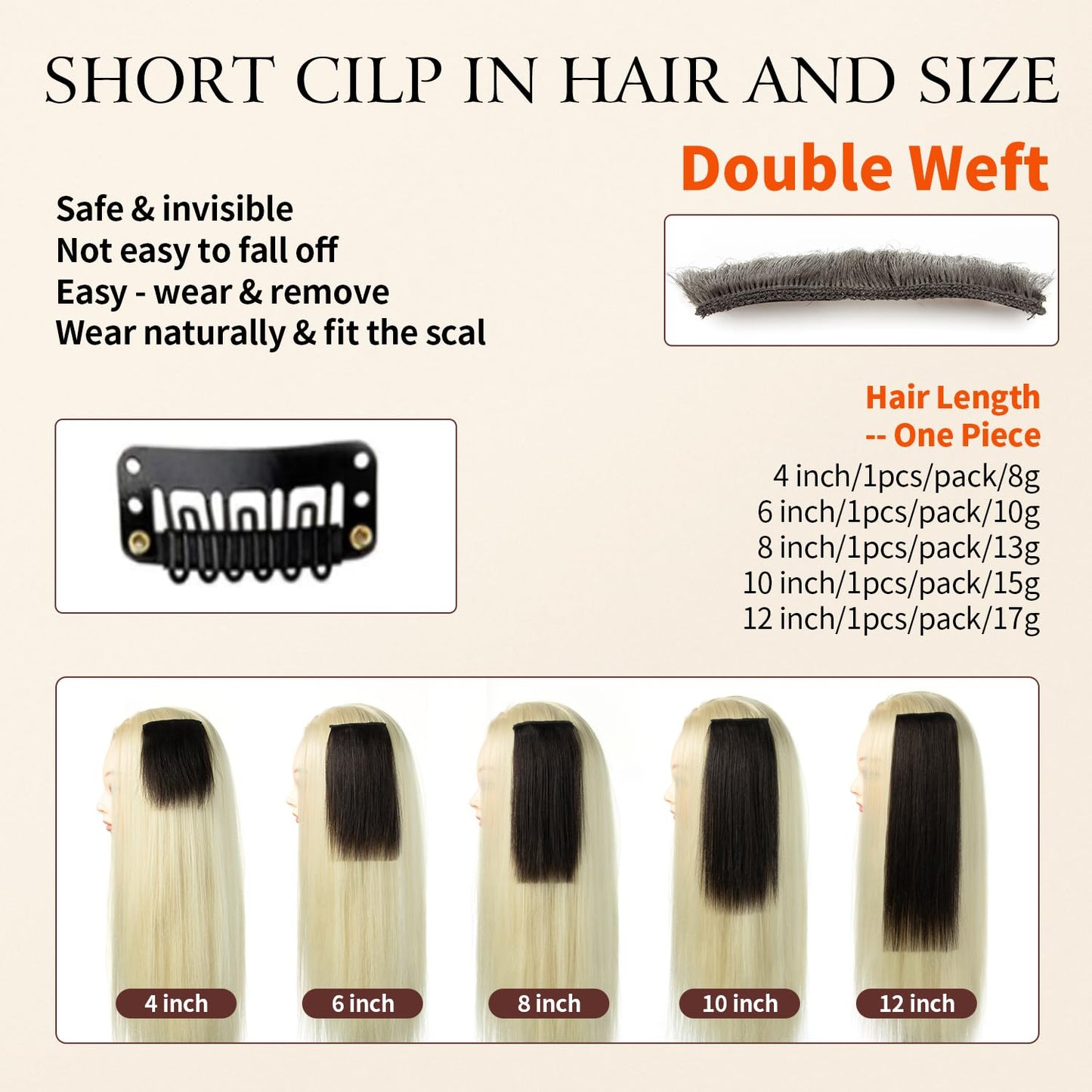 Clip in Hair Extensions