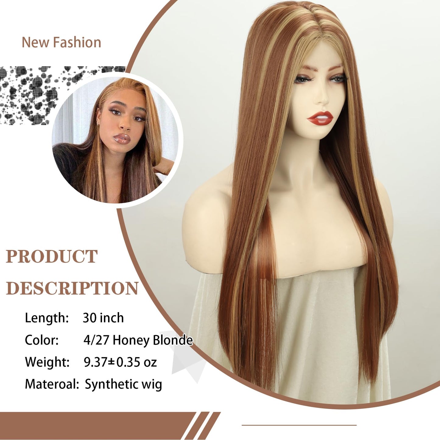 Long Straight Synthetic wig
