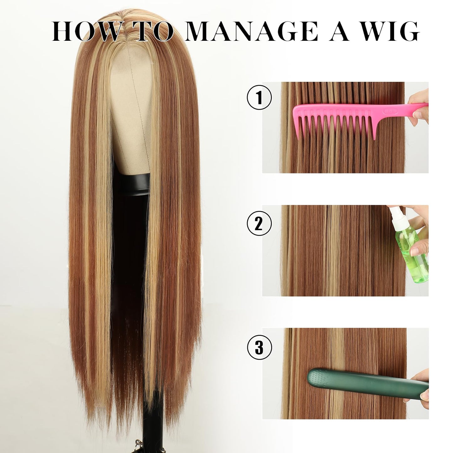 Long Straight Synthetic wig