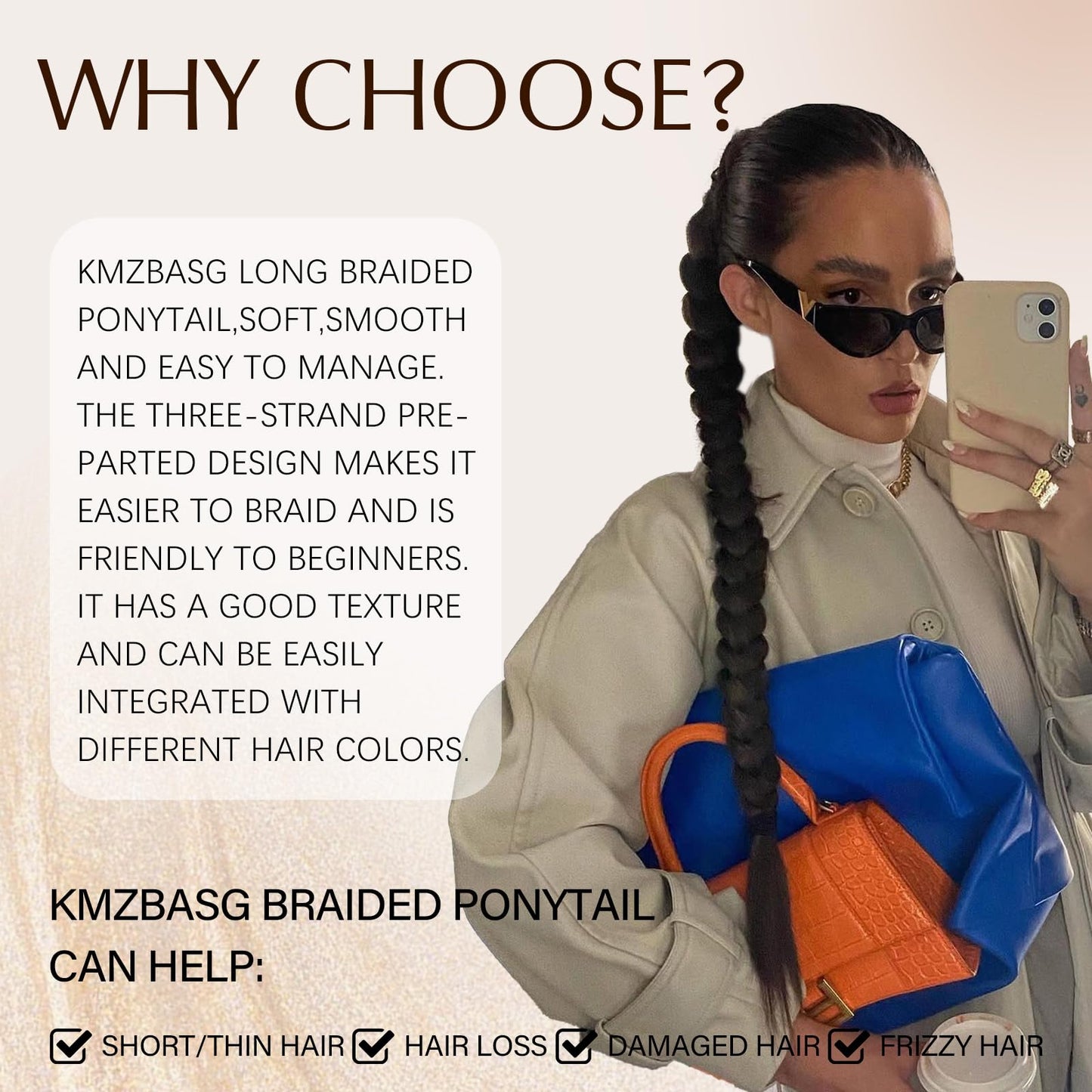 Braided Ponytail Extension for Women