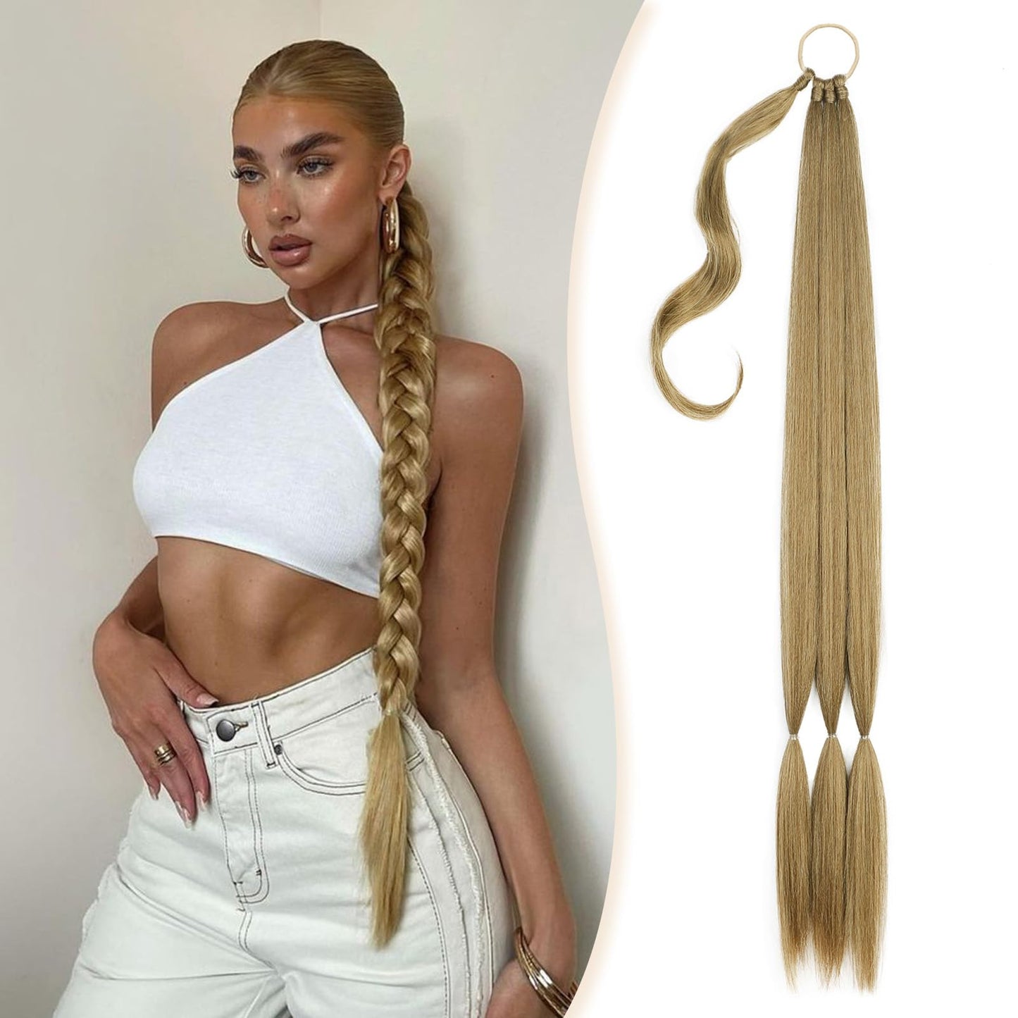 Braided Ponytail Extension for Women