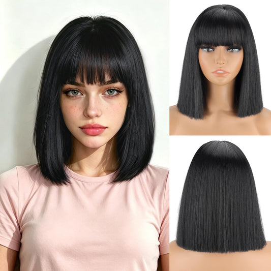Short Straight Bob Wig