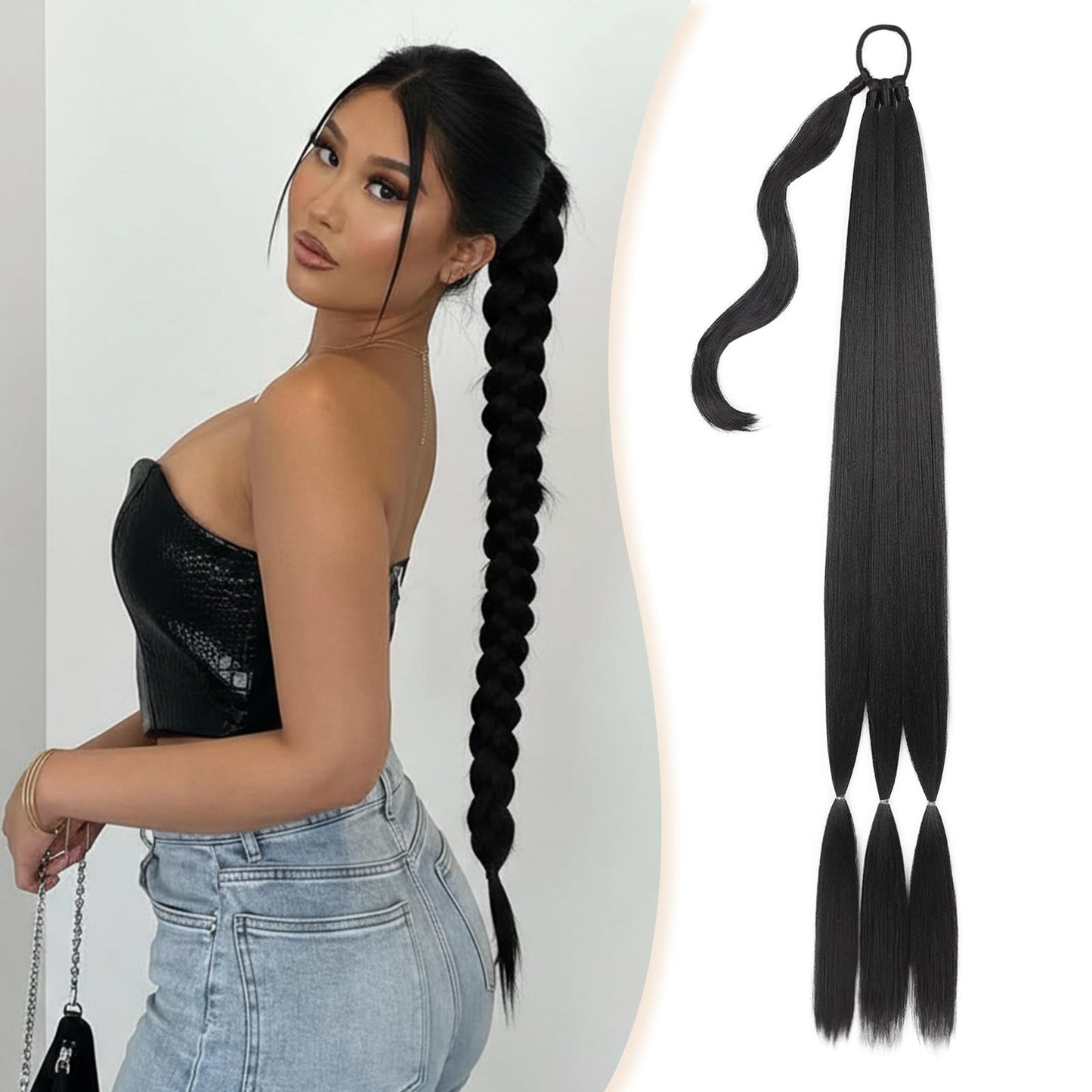 Braided Ponytail Extension for Women