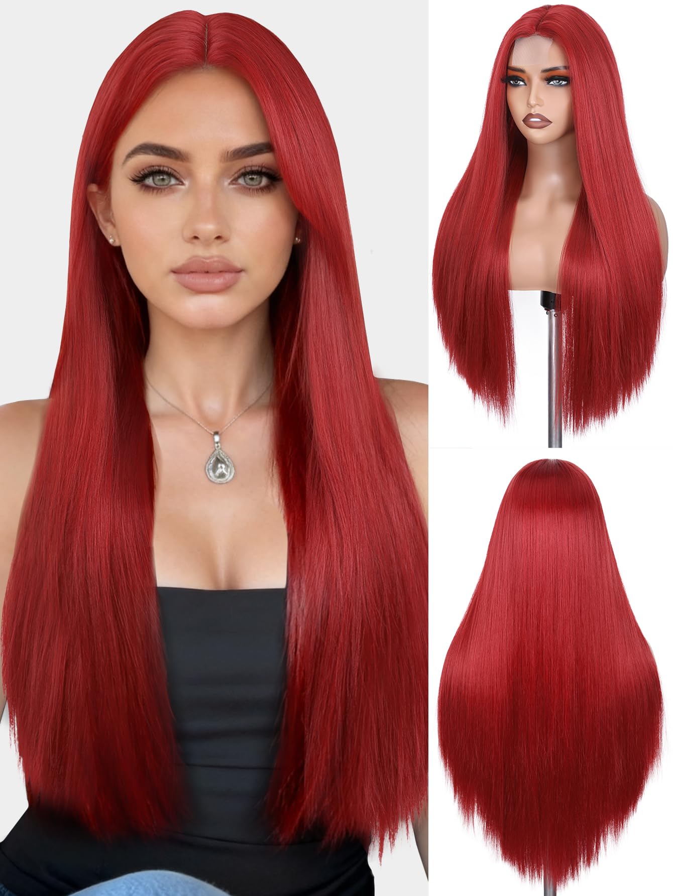 FAVE Straight Colorful Wig for Women