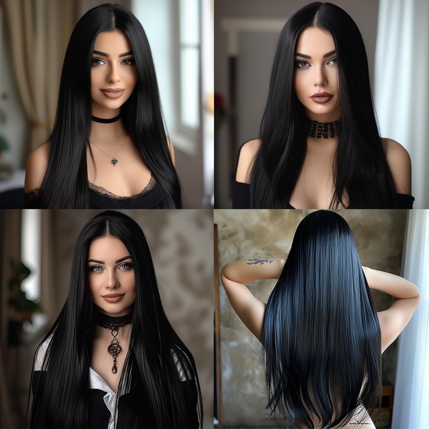Long Straight Wig|Synthetic Long Wigs for Women|Cosplay Wig for Fashion Women 28inch