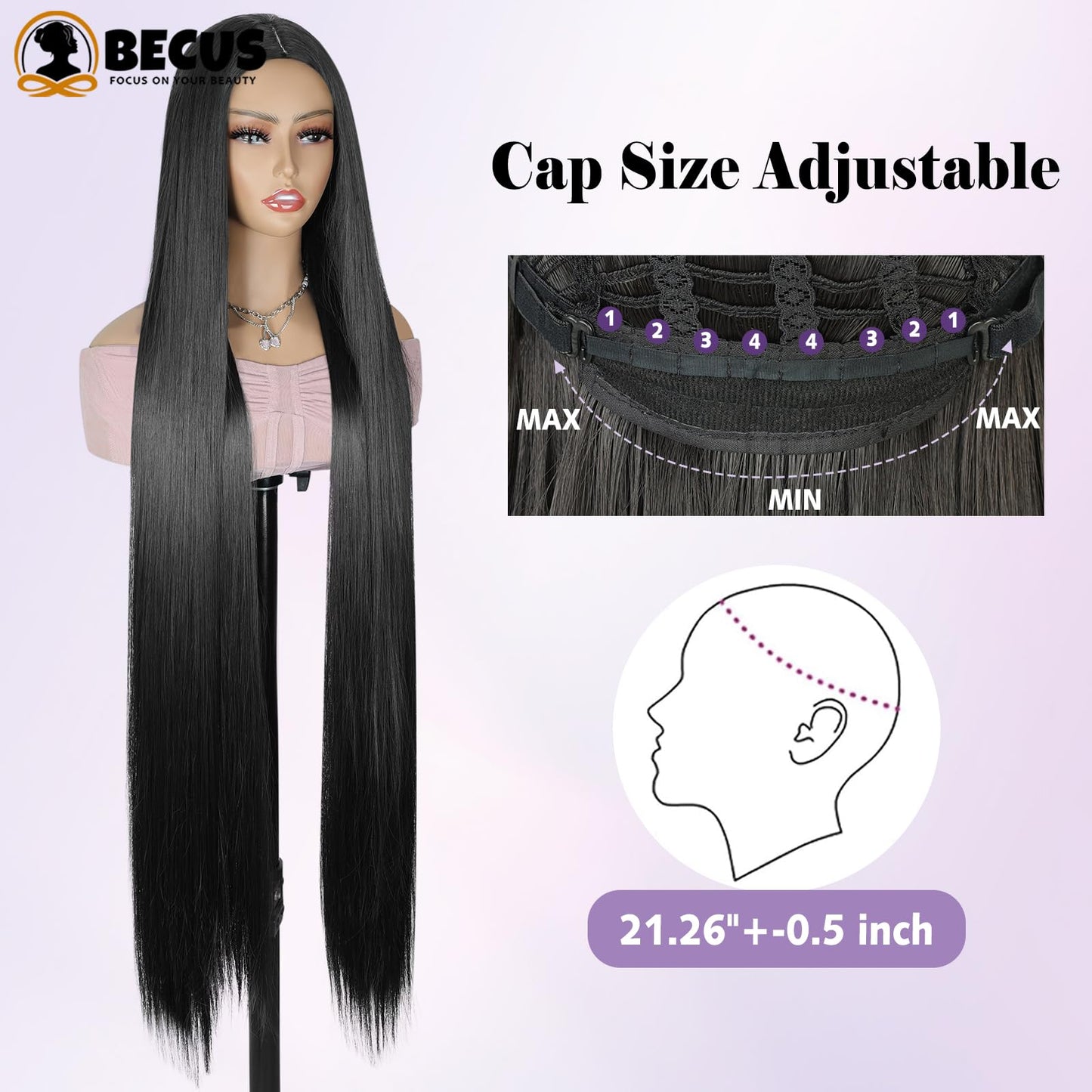 Lace Front Wig for Women Glueless Pre Plucked Natural Hairline Heat Resistant Hair Wig for Daily Wear Date Night Party Cosplay Wedding