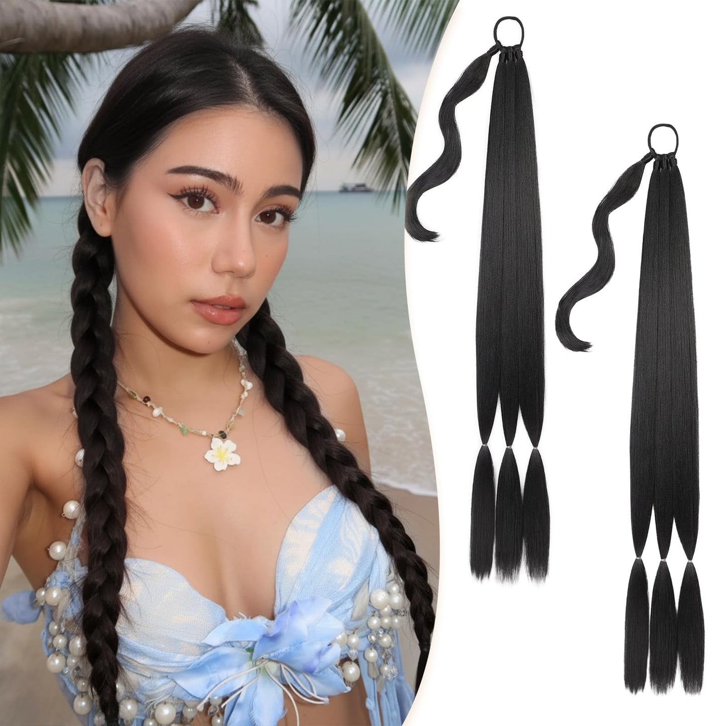Braided Ponytail Extension for Women