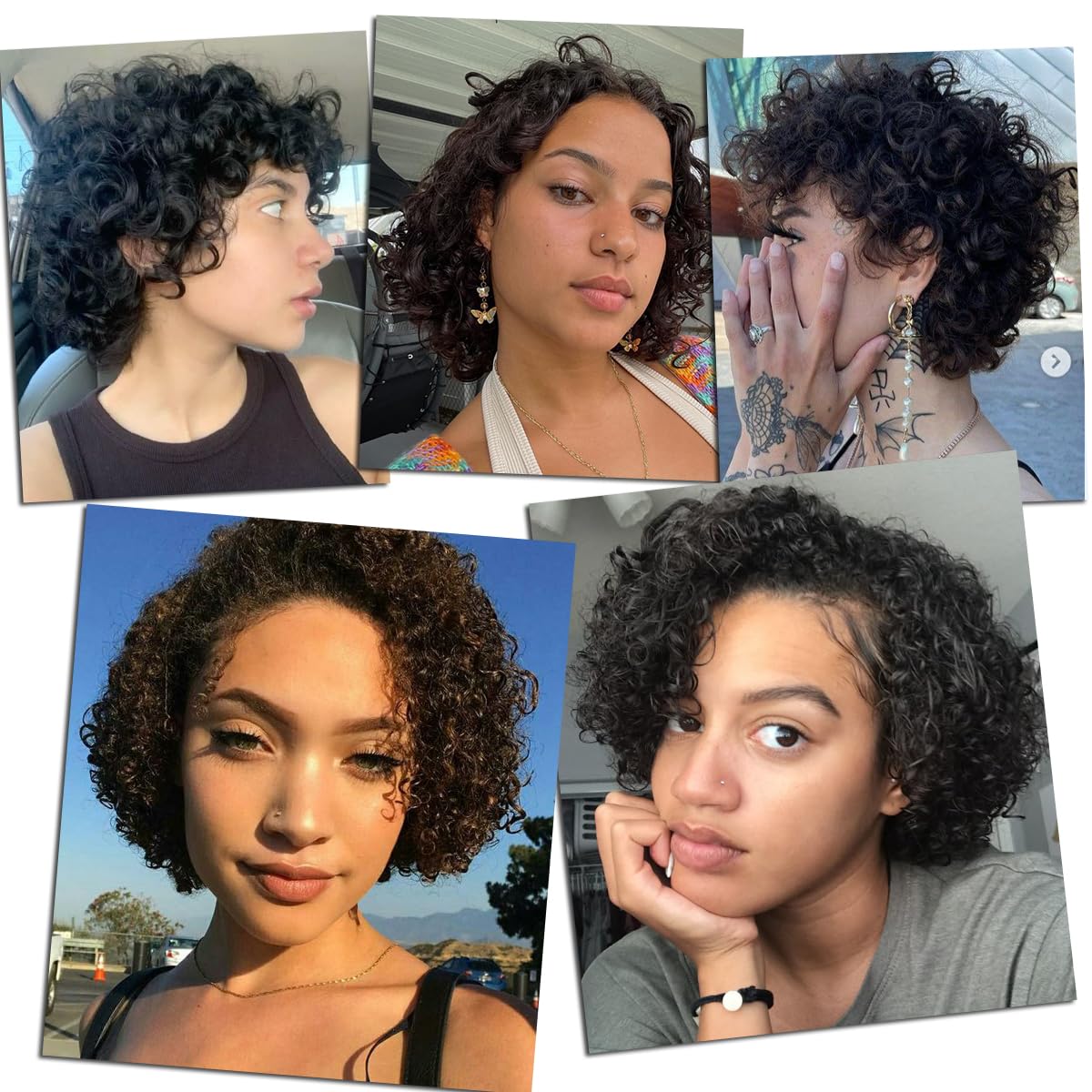 Short Pixie Cut Lace Front Wigs Human Hair