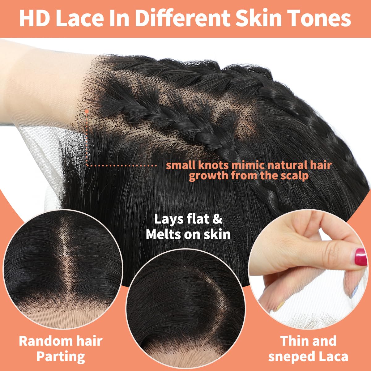 Long Wavy Synthetic Lace Front Wig
