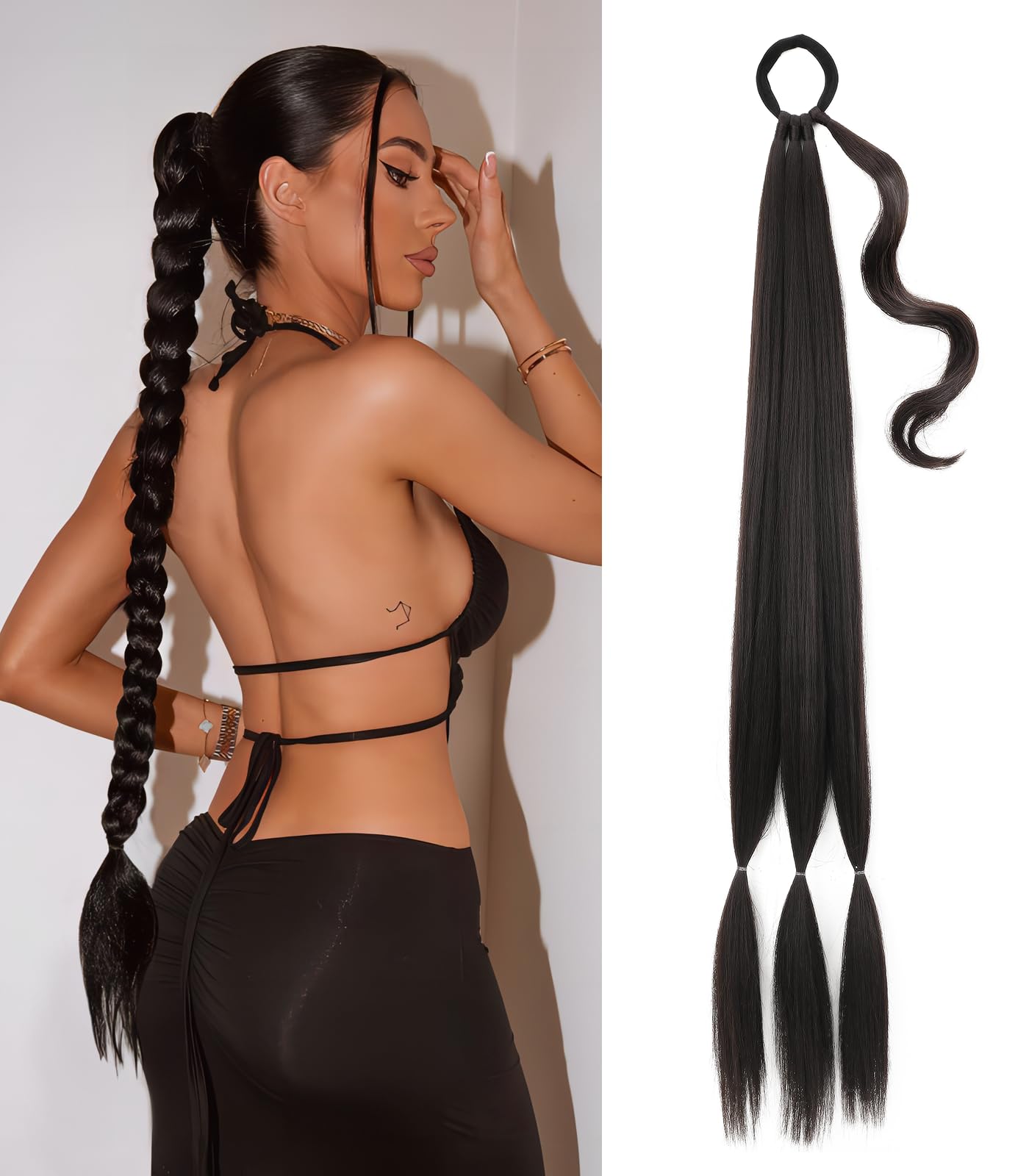 Braided Ponytail Extension for Women
