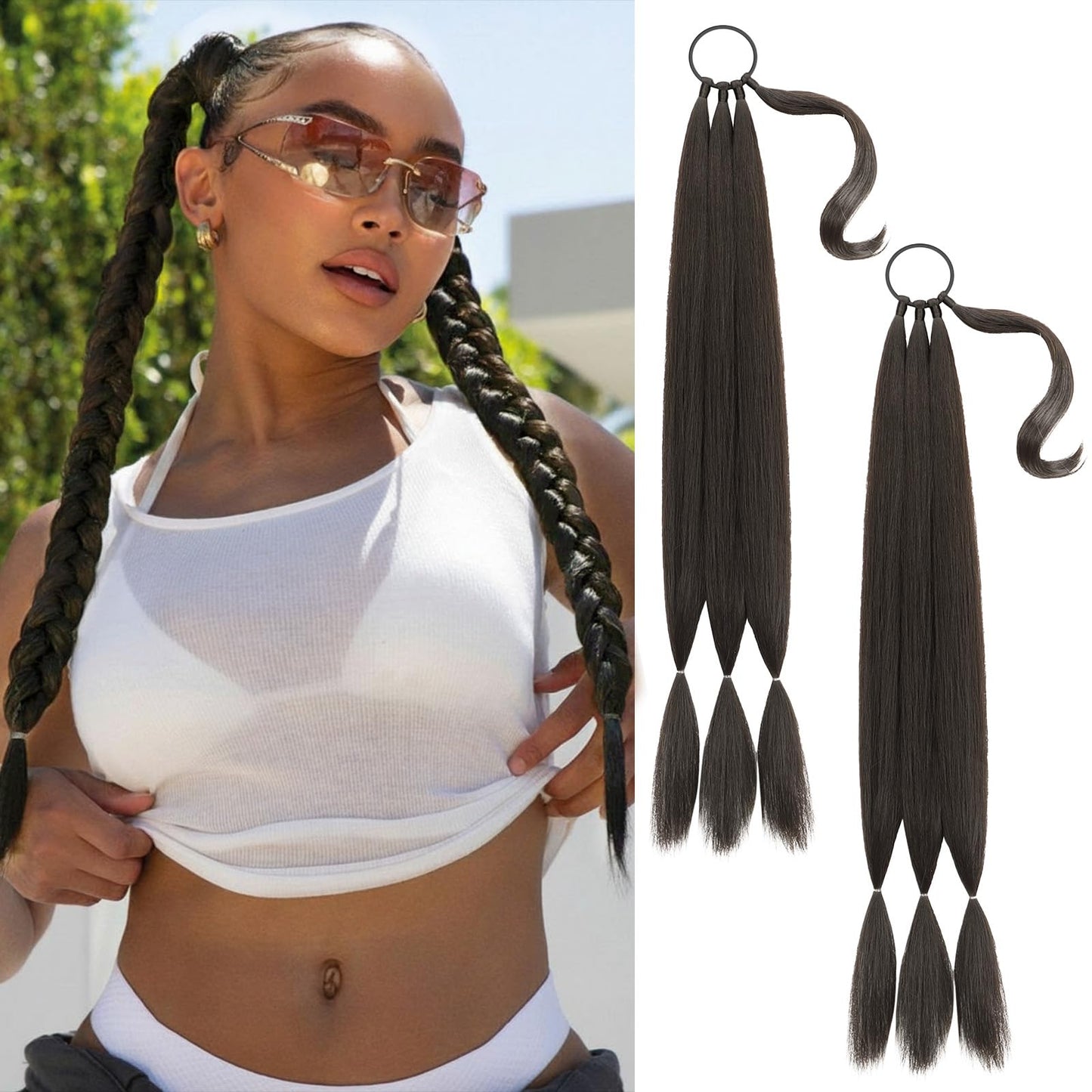 Braided Ponytail Extension for Women