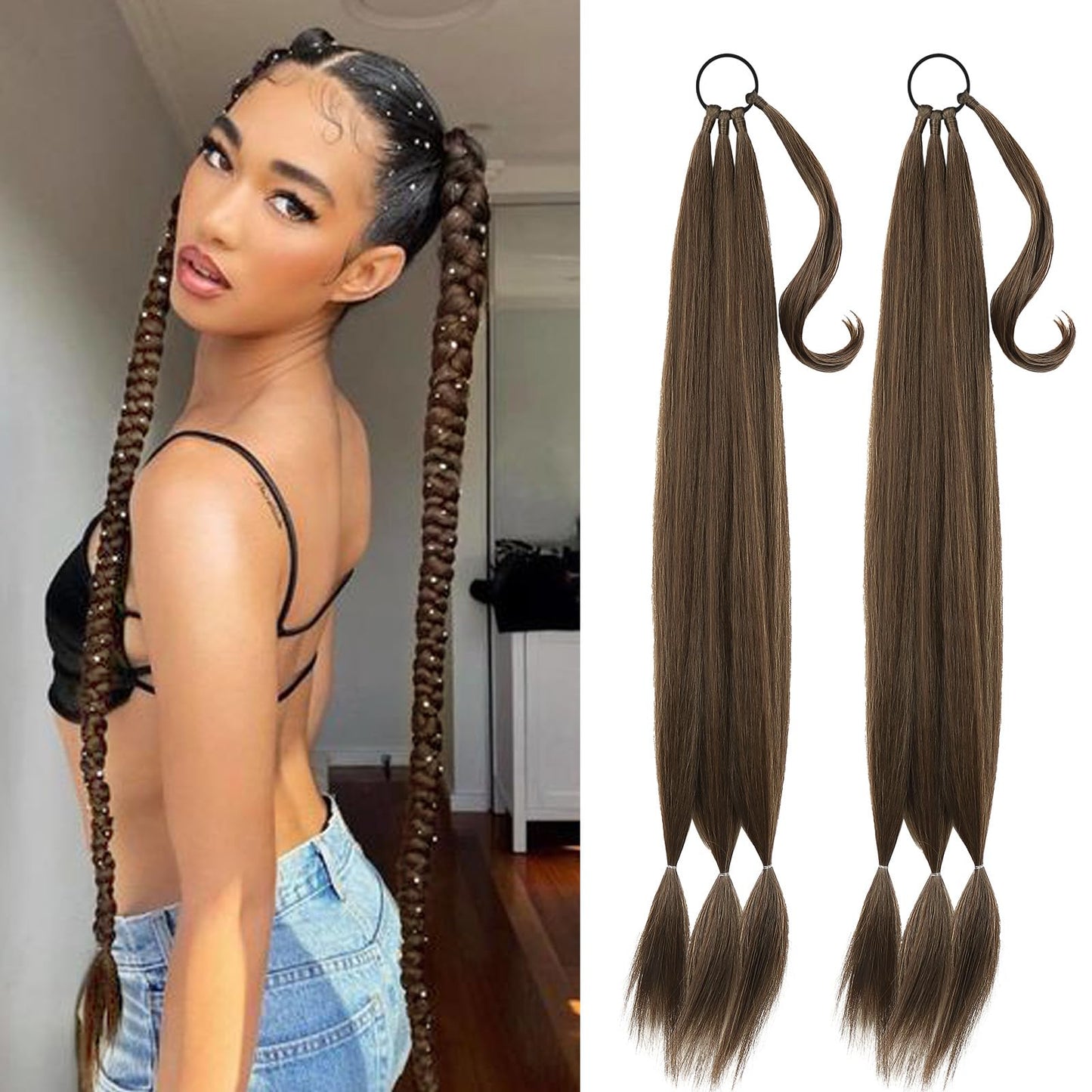 Braided Ponytail Extension for Women