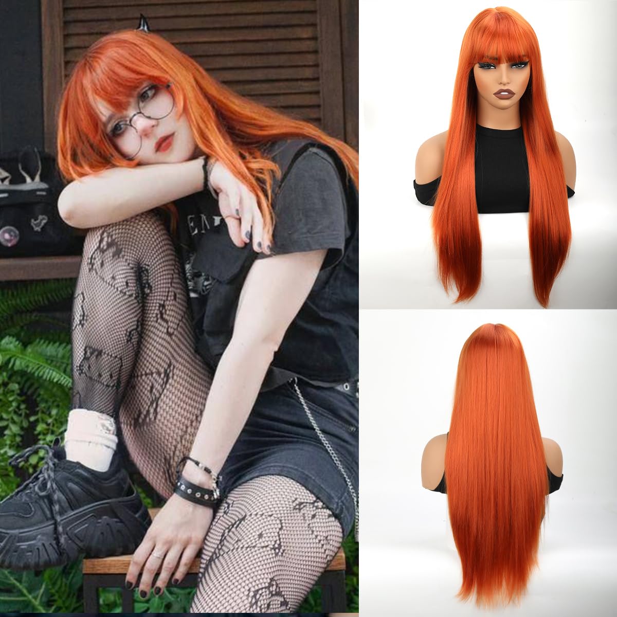XC CLOUDS color synthetic wig