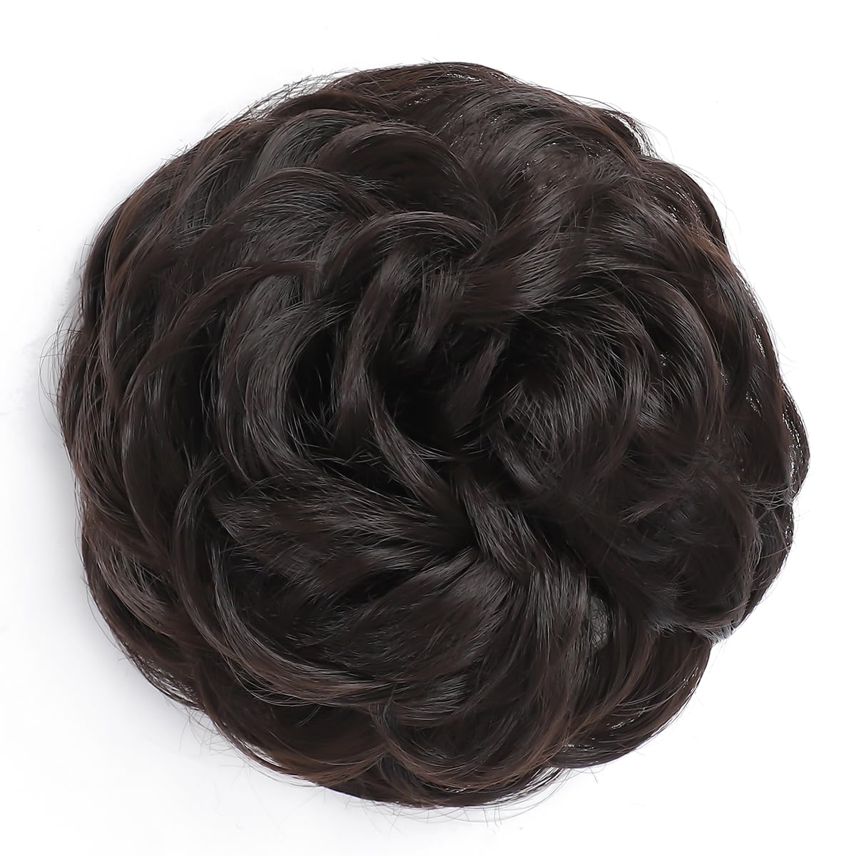 Rose bud Messy Bun Hair Pieces For Women HHUJ Natural Hair