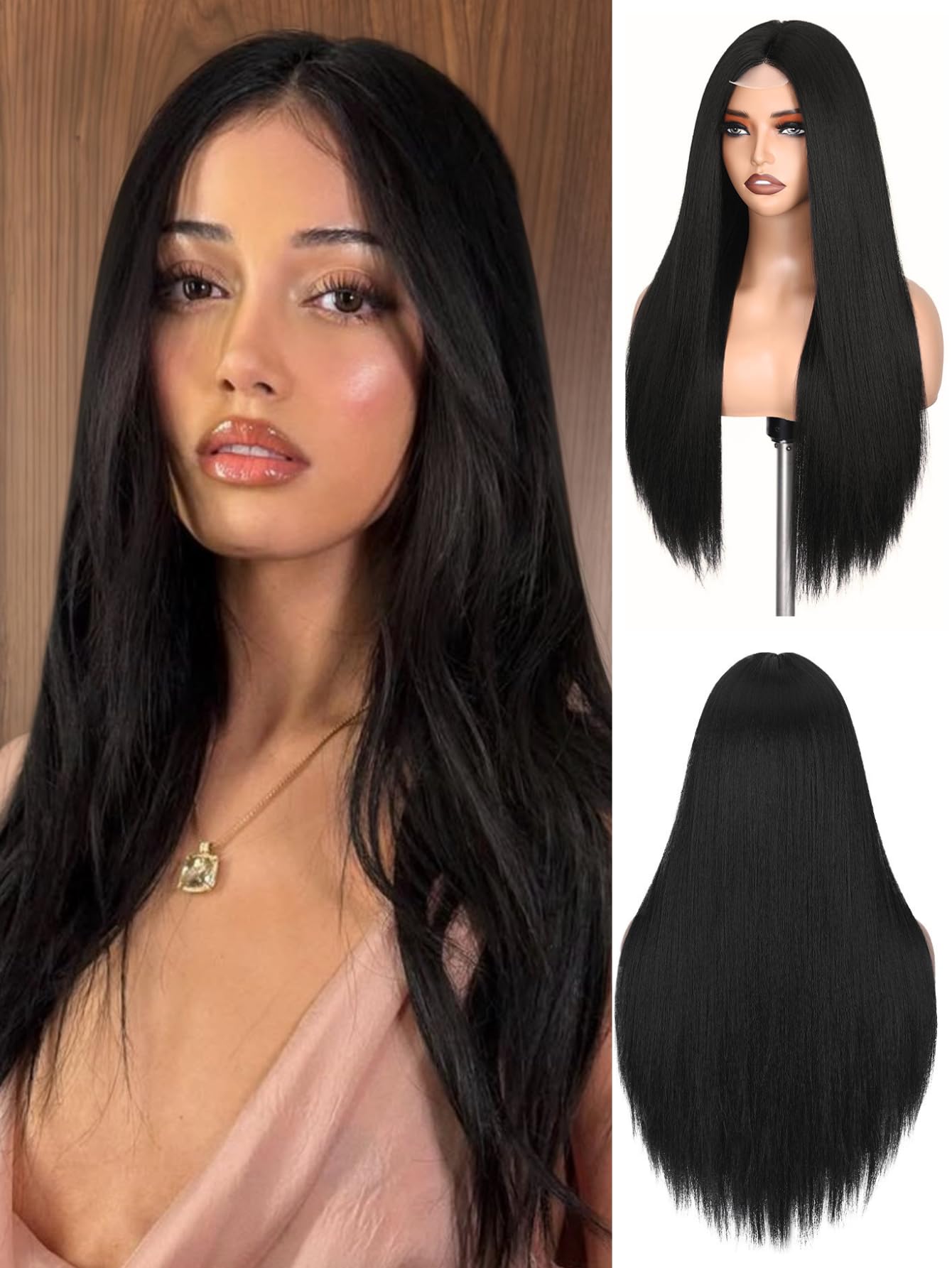 FAVE Straight Colorful Wig for Women