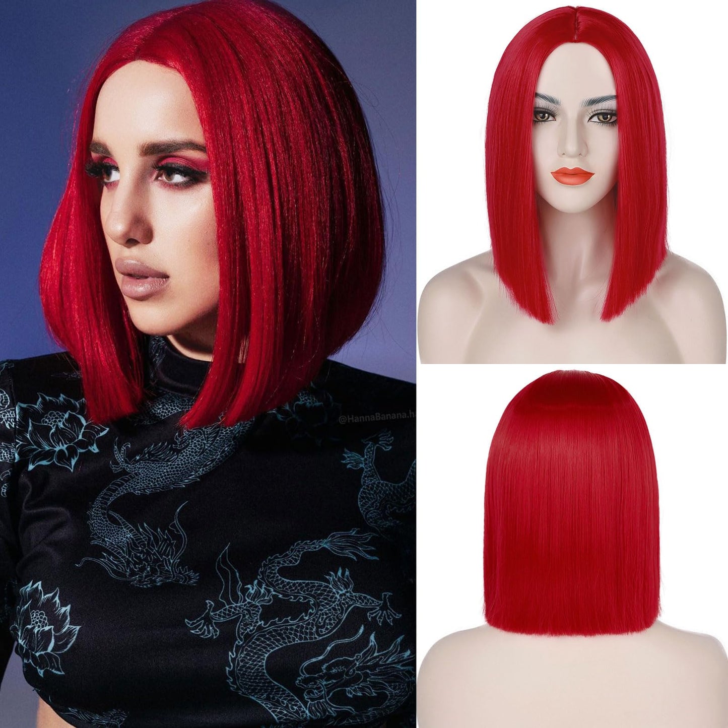 Synthetic Bob Wig for Women Girls