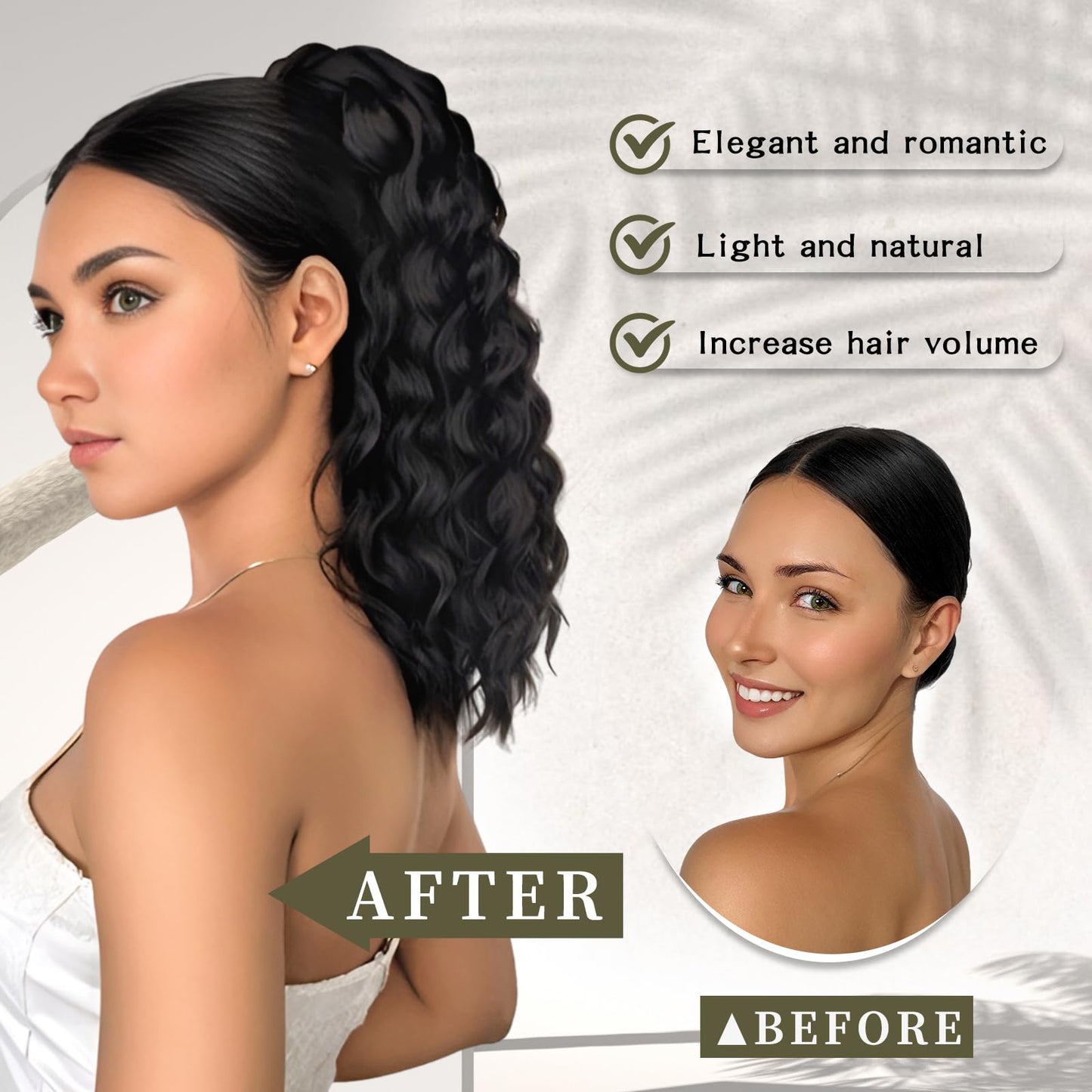 Ponytail Extension Drawstring Ponytail for Daily Use