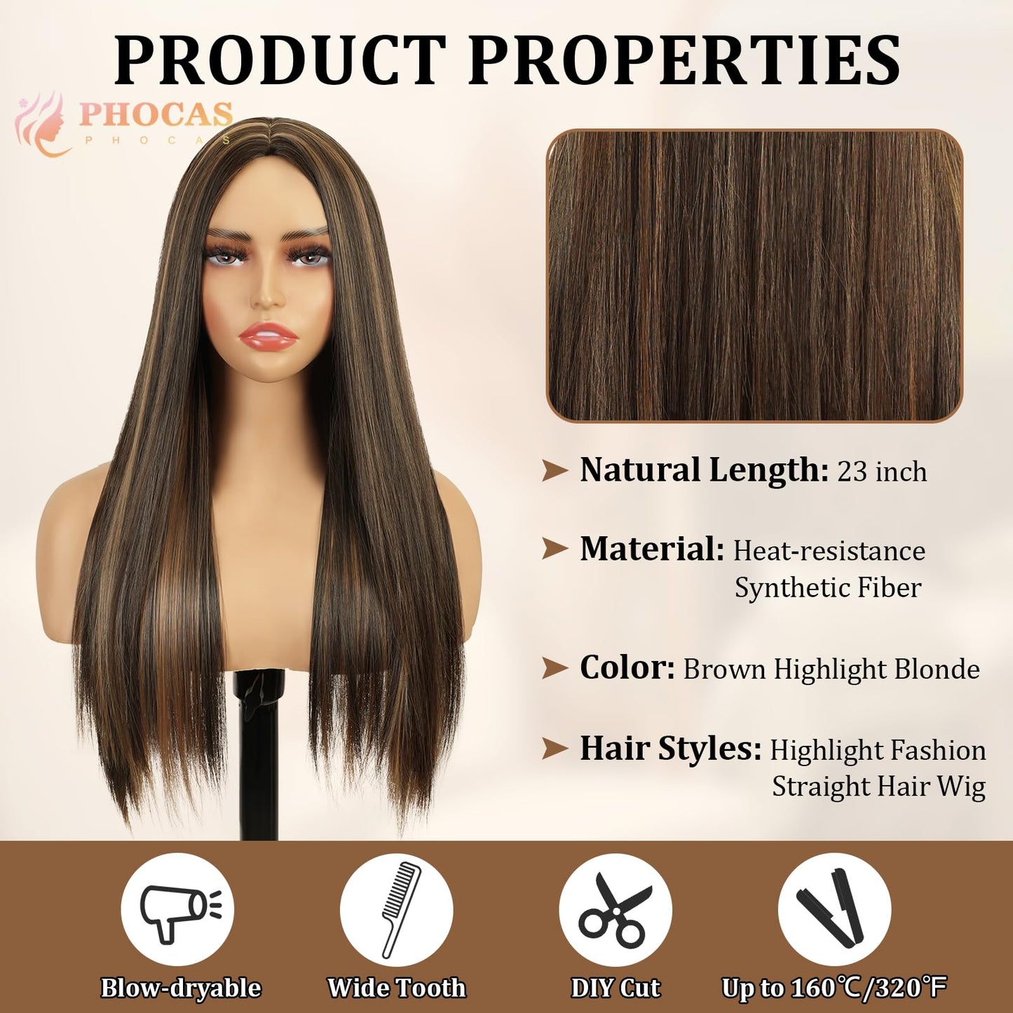 Long Hair wig Natural Hair Wigs for women Daily Use
