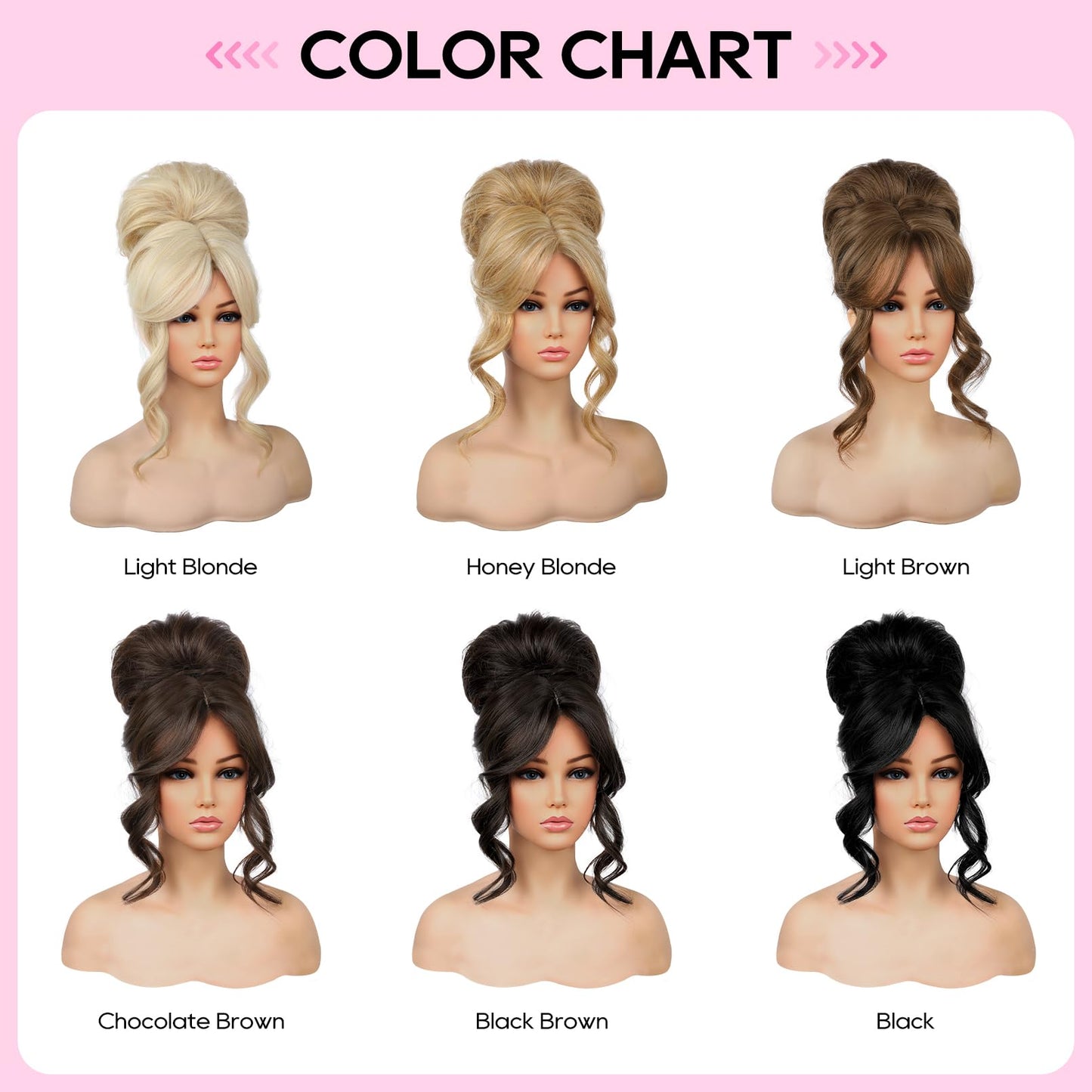 Messy bun Hair Pieces with Bangs - Hair Topper for Women
