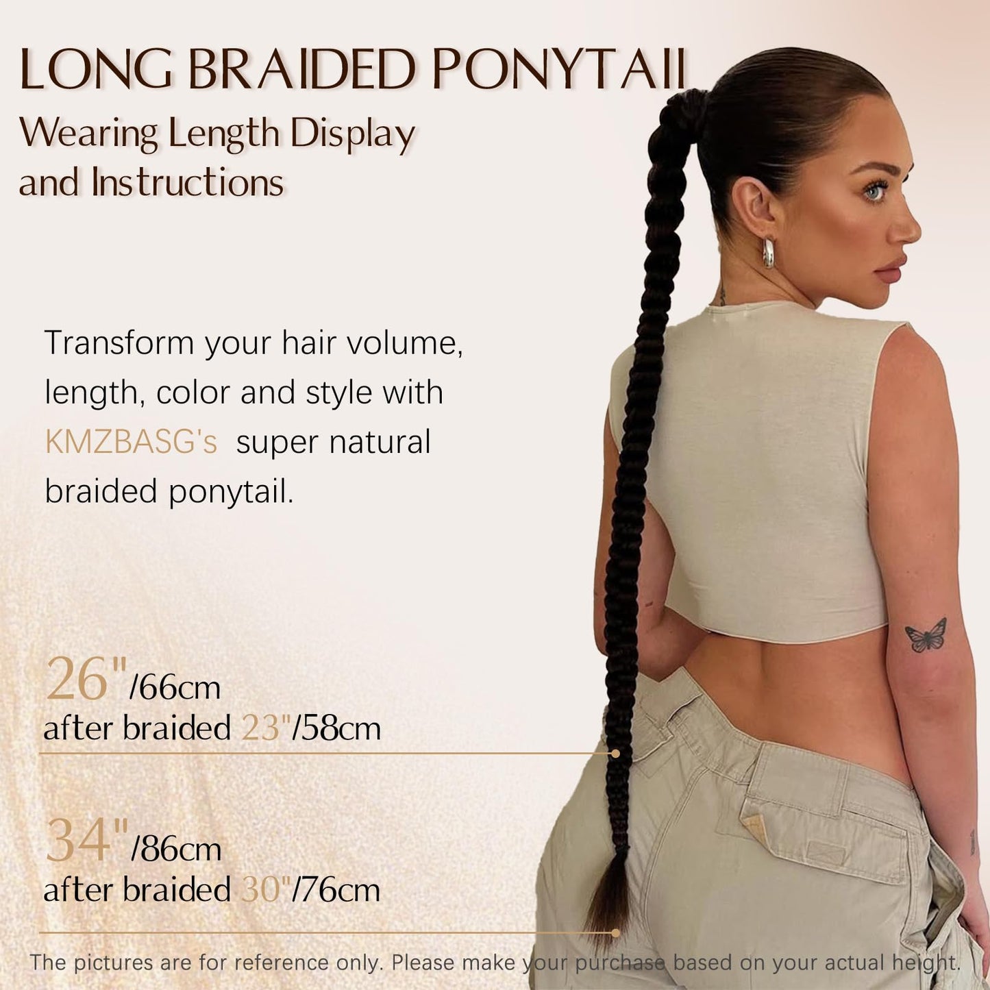 Braided Ponytail Extension for Women