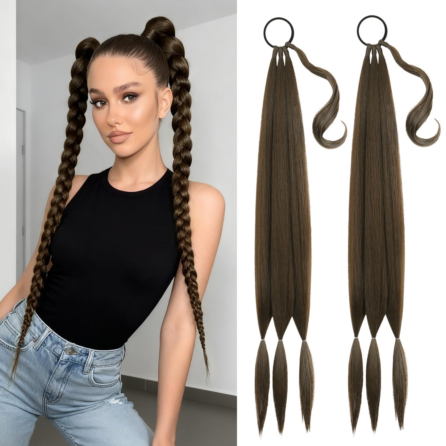 Braided Ponytail Extension for Women