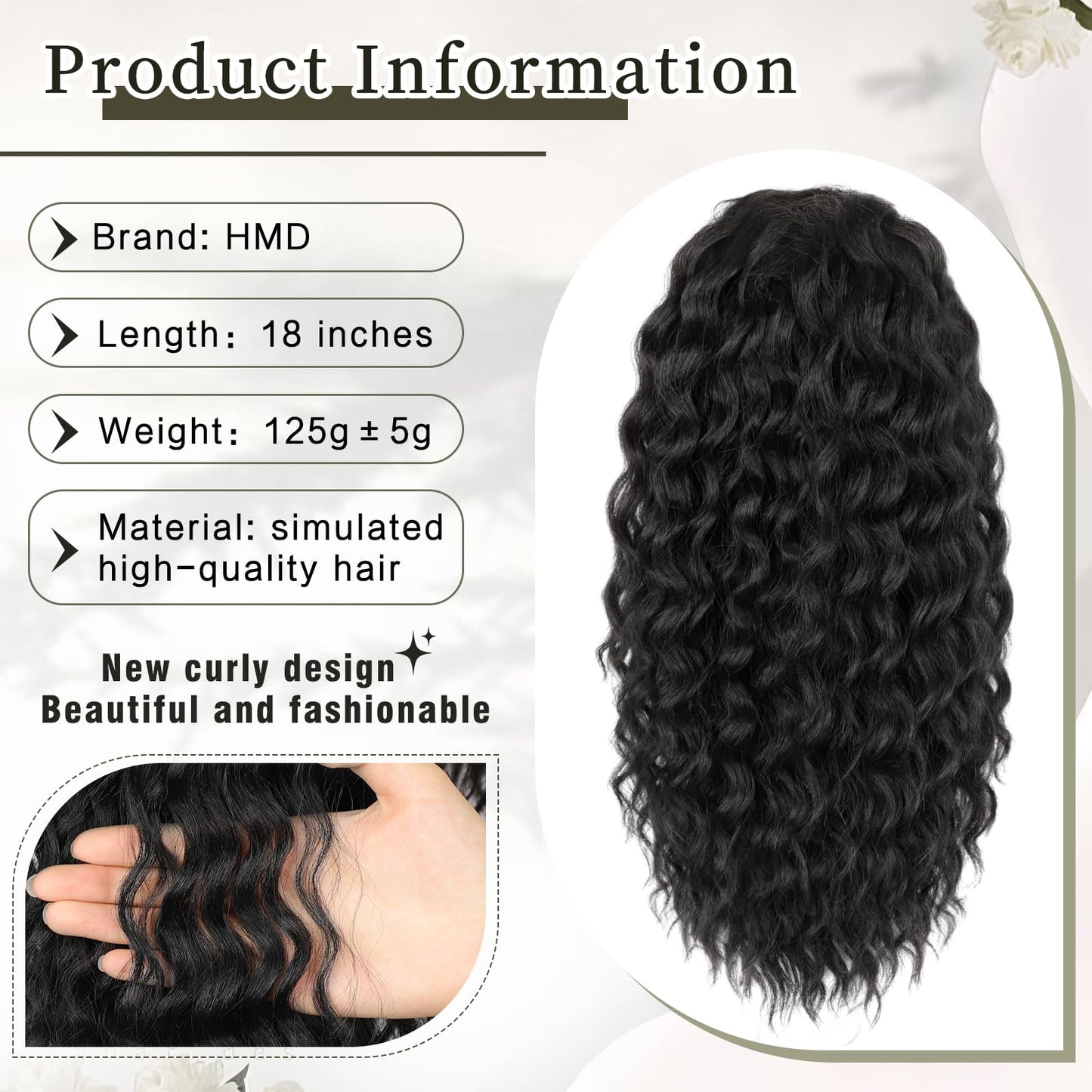Ponytail Extension Drawstring Ponytail for Daily Use