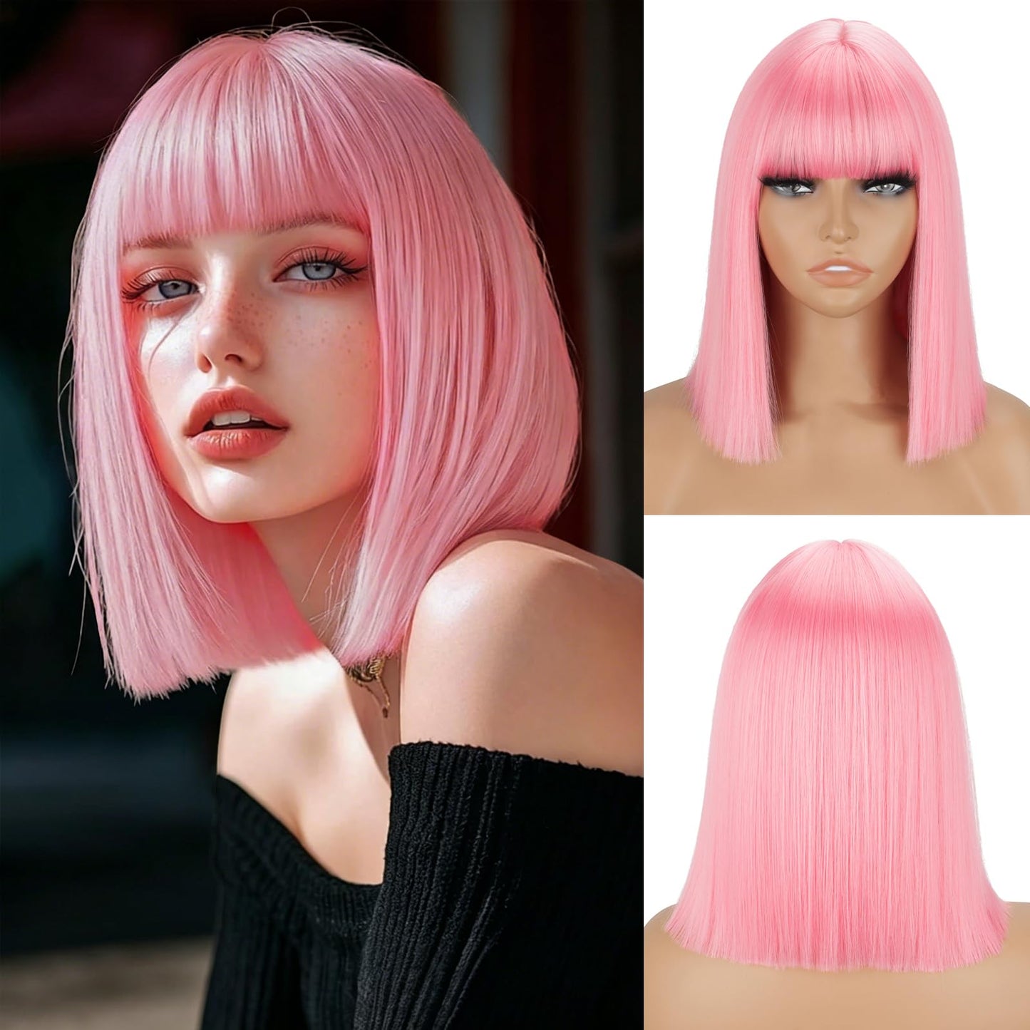 Short Straight Bob Wig
