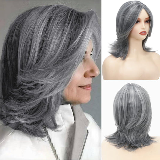 Short Wig for Women Curly Hair Lady Costume Cosplay Wig