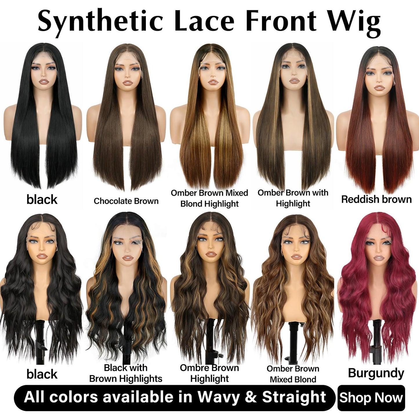 Stright wig