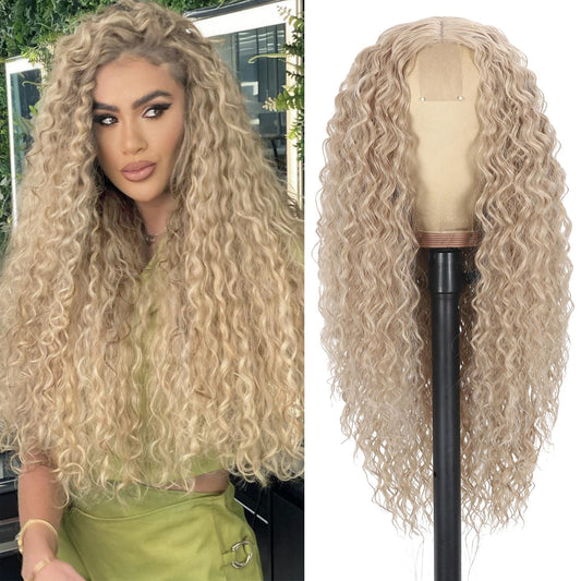 26 Inch Long Curly Wig for Women