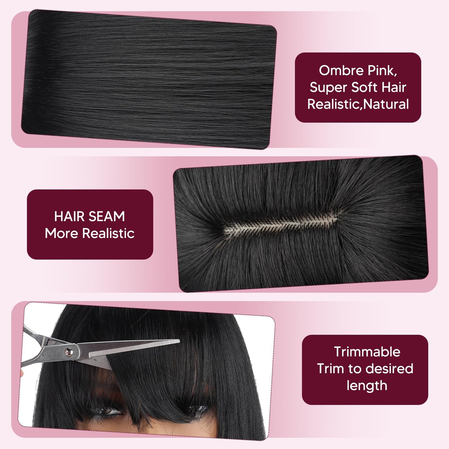 Short Straight Bob Wig